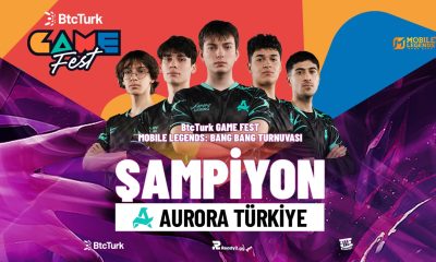 BtcTurk GameFest Mobile Legends Bang Bang turnuvasında şampiyon Aurora Türkiye!